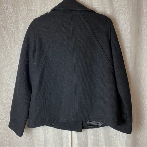 Eddie Bauer Wool Peacoat Black~M - Picture 4 of 7
